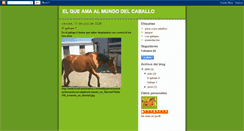 Desktop Screenshot of mundodelcaballosupercaballo.blogspot.com