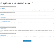 Tablet Screenshot of mundodelcaballosupercaballo.blogspot.com