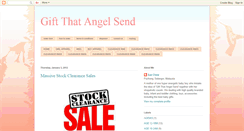 Desktop Screenshot of giftthatangelsend.blogspot.com