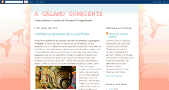Desktop Screenshot of calamocorriente.blogspot.com