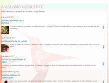 Tablet Screenshot of calamocorriente.blogspot.com