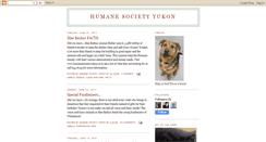 Desktop Screenshot of humanesocietyyukon.blogspot.com