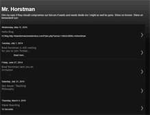 Tablet Screenshot of mrhorstman.blogspot.com