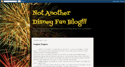 Desktop Screenshot of notanotherdisneyfan.blogspot.com