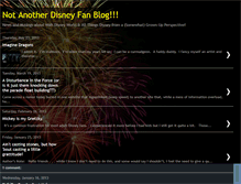 Tablet Screenshot of notanotherdisneyfan.blogspot.com