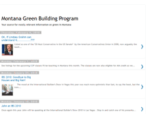 Tablet Screenshot of montanagreenbuildprogram.blogspot.com