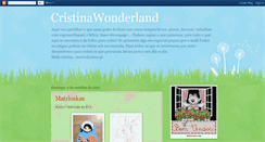 Desktop Screenshot of cristinawonderland.blogspot.com