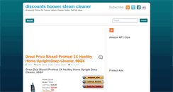 Desktop Screenshot of discounts-hoover-steam-cleaner.blogspot.com