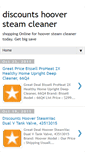 Mobile Screenshot of discounts-hoover-steam-cleaner.blogspot.com