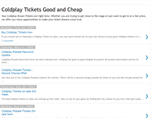 Tablet Screenshot of coldplay-tickets.blogspot.com