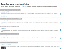 Tablet Screenshot of derechoparaelpsiquiatrico.blogspot.com