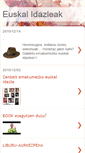 Mobile Screenshot of euskalidazleak.blogspot.com