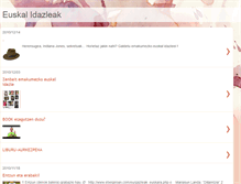 Tablet Screenshot of euskalidazleak.blogspot.com