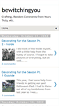 Mobile Screenshot of bewitchingyou.blogspot.com