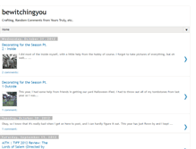 Tablet Screenshot of bewitchingyou.blogspot.com
