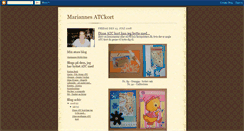 Desktop Screenshot of mariannes-atckort.blogspot.com