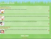 Tablet Screenshot of jennelfreefoods.blogspot.com