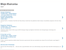 Tablet Screenshot of bilqiskhairunisa.blogspot.com