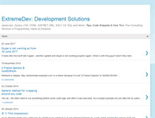 Tablet Screenshot of extremedev.blogspot.com