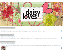 Tablet Screenshot of daisylovesblog.blogspot.com