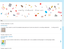 Tablet Screenshot of emilyrickard.blogspot.com