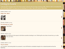 Tablet Screenshot of livinglearn.blogspot.com