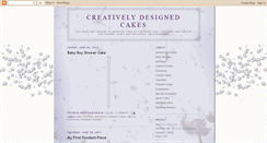 Desktop Screenshot of creativelydesignedcakes.blogspot.com