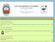 Tablet Screenshot of cicloturismocantabria.blogspot.com