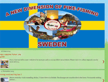 Tablet Screenshot of pikefishingsweden.blogspot.com
