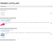 Tablet Screenshot of primeroencastellano.blogspot.com