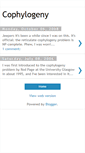 Mobile Screenshot of cophylogeny.blogspot.com