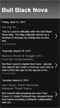 Mobile Screenshot of bullblacknova.blogspot.com