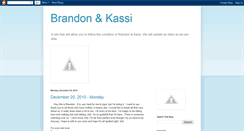 Desktop Screenshot of brandonandkassi.blogspot.com