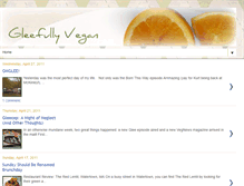 Tablet Screenshot of gleefullyvegan.blogspot.com