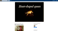 Desktop Screenshot of heartshapedqueen.blogspot.com