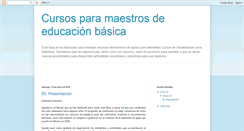 Desktop Screenshot of cursosparamaestros.blogspot.com
