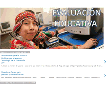 Tablet Screenshot of evaluacionupt.blogspot.com