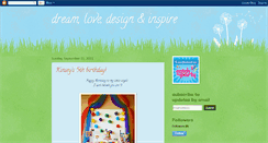 Desktop Screenshot of dreamlovedesign.blogspot.com