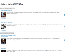 Tablet Screenshot of evolution-katamutiara.blogspot.com