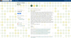 Desktop Screenshot of connectliveradio.blogspot.com