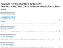 Tablet Screenshot of fitnessplannerstoreview.blogspot.com