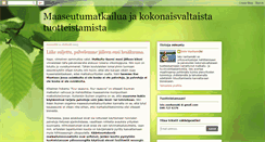 Desktop Screenshot of maaseutumatkailu.blogspot.com