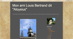 Desktop Screenshot of monamilouisbertrand.blogspot.com