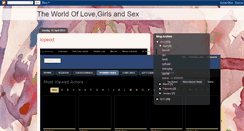 Desktop Screenshot of lovegirlsandsex.blogspot.com