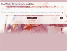 Tablet Screenshot of lovegirlsandsex.blogspot.com