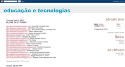 Desktop Screenshot of educacaoetecnologias.blogspot.com