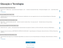 Tablet Screenshot of educacaoetecnologias.blogspot.com