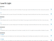 Tablet Screenshot of leadandlight.blogspot.com