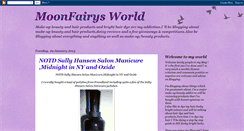 Desktop Screenshot of moonfairysworld.blogspot.com