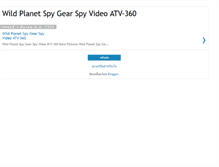 Tablet Screenshot of buy-wild-planet-spy-gear.blogspot.com